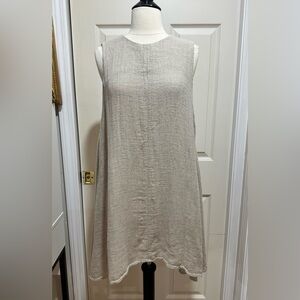 Zara Linen Swing Mini Dress size L